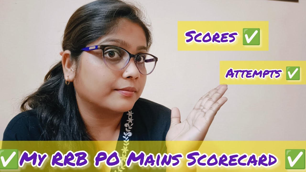 My RRB PO MAINS SCORECARD ✅ final result ✅#rrbpo #rrbpomainsscorecard 