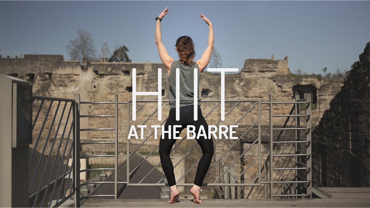 HIIT at the Barre | 5 Minute Pilates & Ballet Inspired Cardio Workout