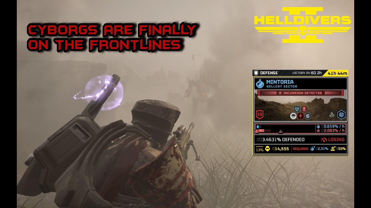 Helldivers 2 | LIVE 🔴 FINALLY THE CYBORGS ARE ON THE FRONT LINES!