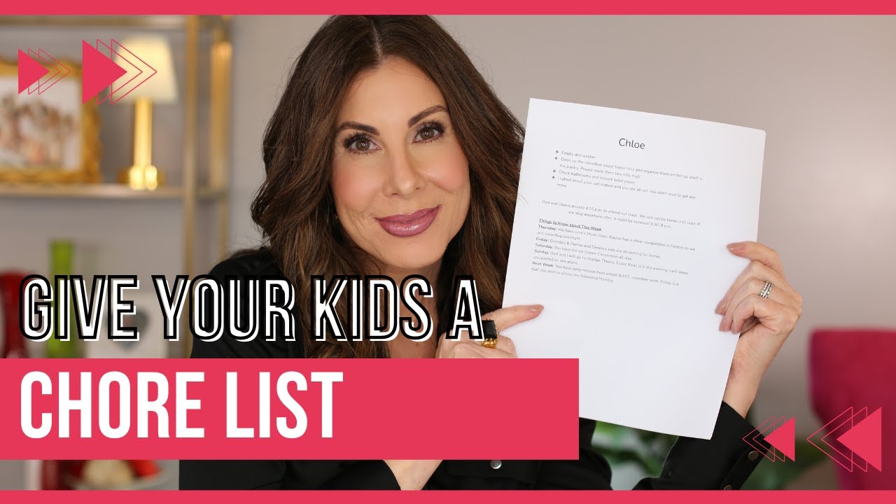 Give Your Kids A Chore List | Raising Future Adults