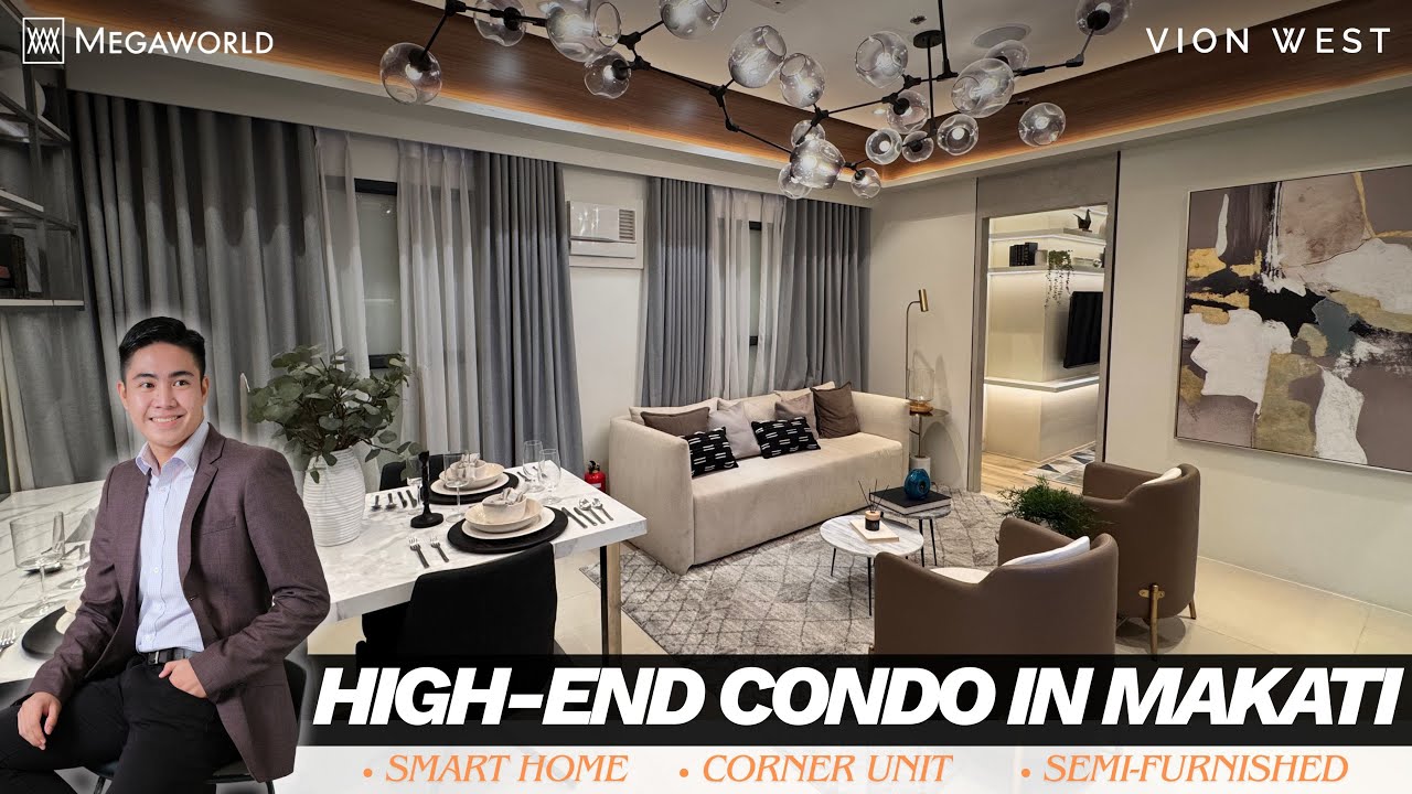 Vion West Makati | Biggest Prime Corner Smart Condo Tour for OFWs | Megaworld Luxury 2BR Unit 2025