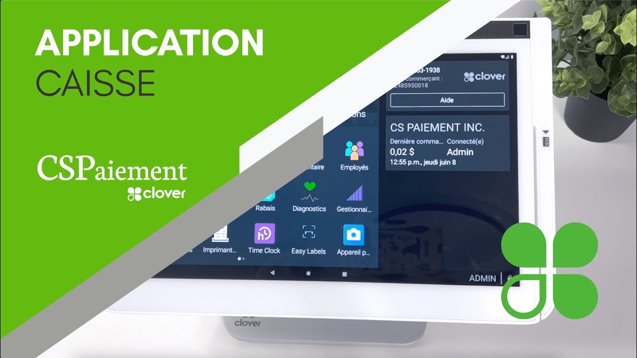Caisse  | APPLICATION Clover