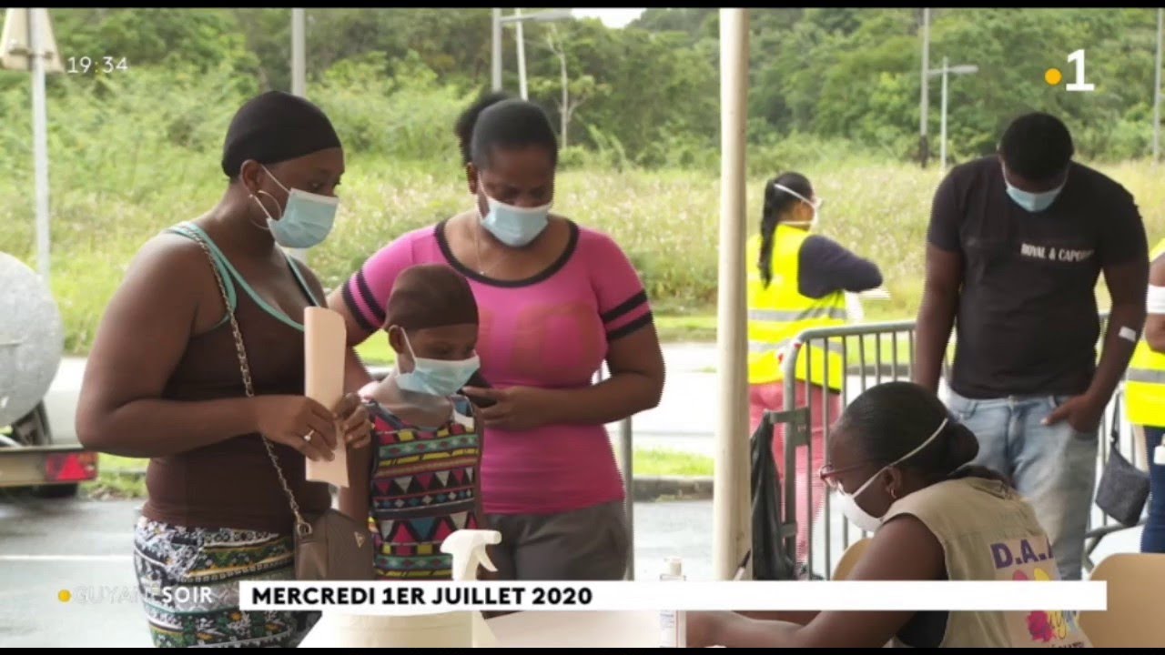 Campagne de dépistage massif, cité Concorde à Matoury, après le décès d'une résidente.