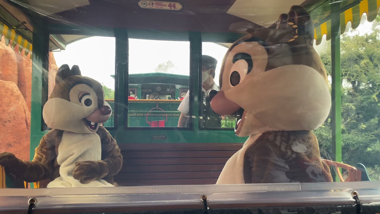 【面白シーン集・車内編】ウエスタンリバー鉄道乗車中のチップとデールまとめ