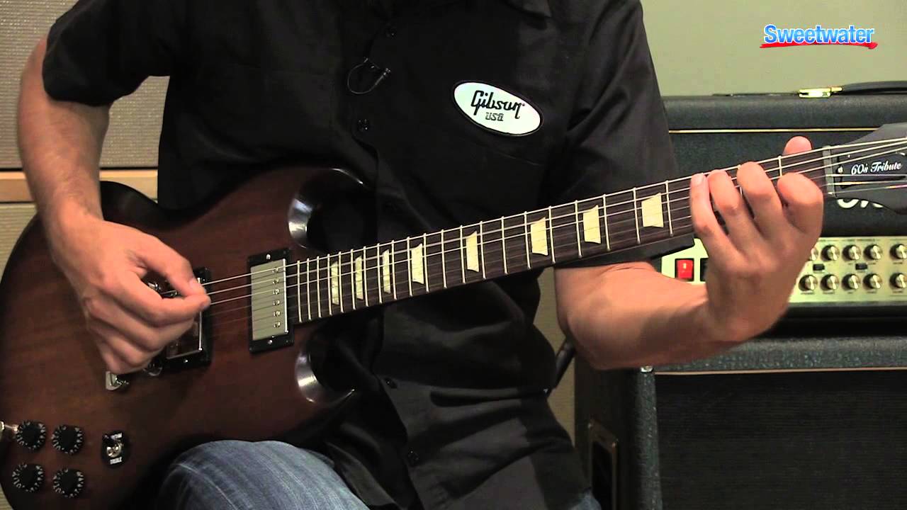 Gibson SG Tribute '60s Electric Guitar Demo - Sweetwater Sound