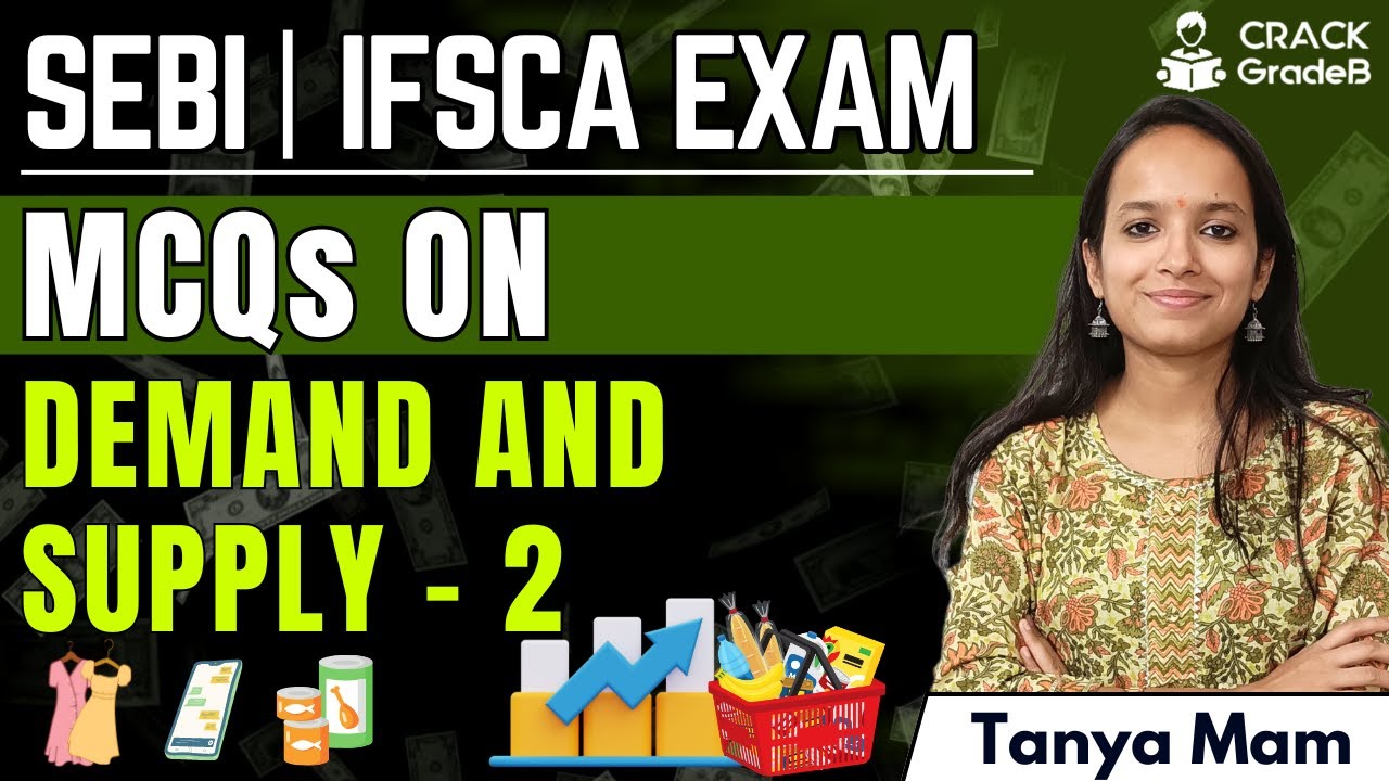 MCQs on Demand and Supply PART- 2 for SEBI Grade A & IFSCA Grade A 2024 Exam