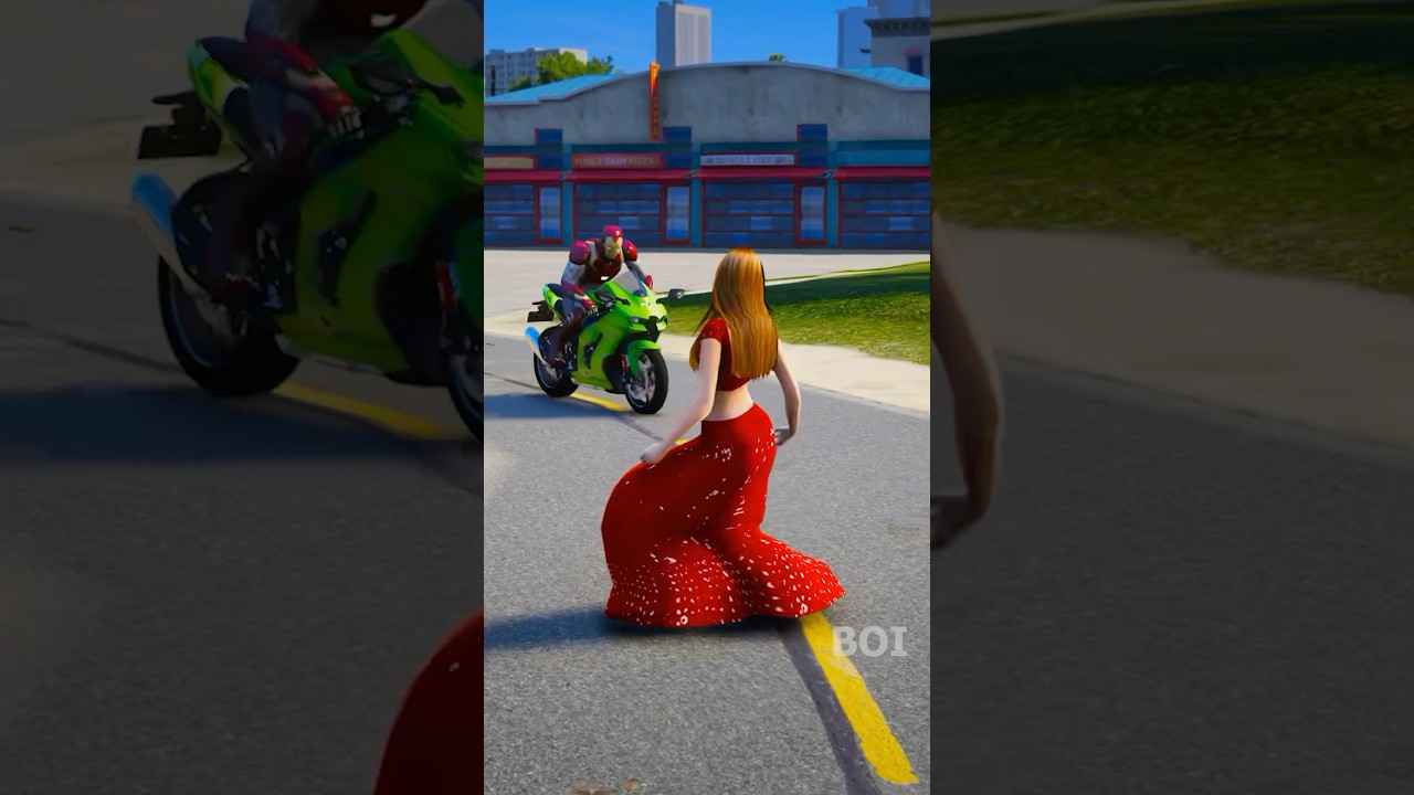 GTA V : IRON-MAN HELP&rsquo;S DOLPHIN 🥺 #shorts #gta5
