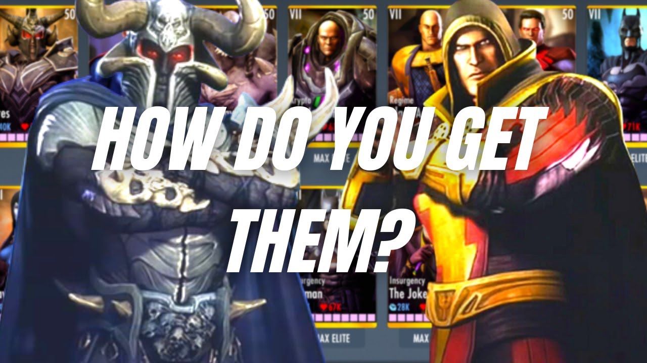 Explaining Unreleased Characters! | Injustice Gods Among Us 3.4! iOS/Android!