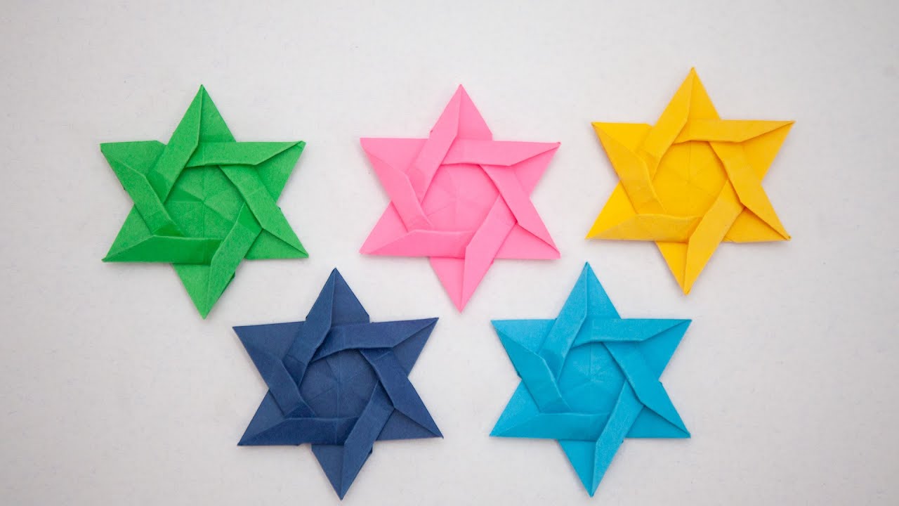 Как сделать Звезду Давида | How to make an Origami Star of David