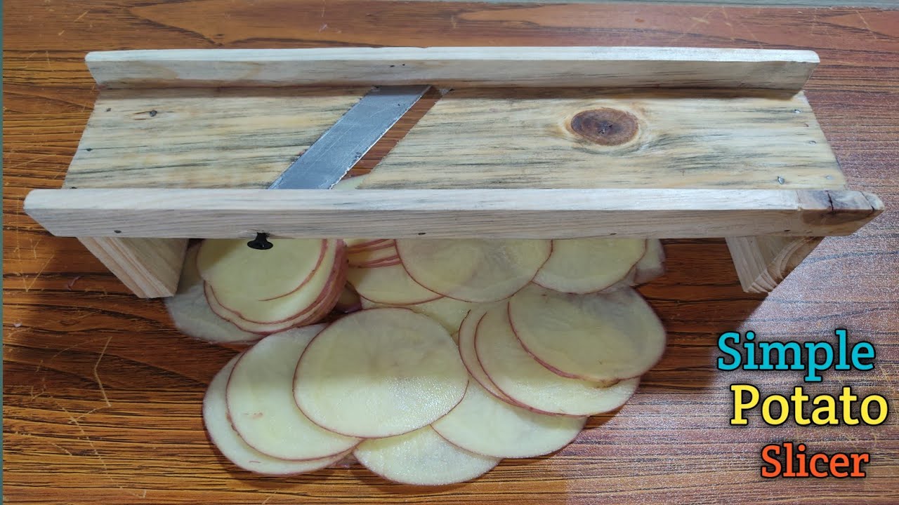 Simple How To Make Potato Slicer || Potato Cutter || DIY Fries Cutter