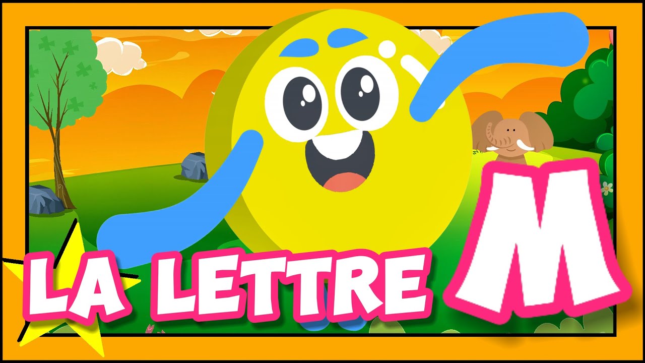 Apprendre la Lettre M facilement🐵⭐ Vidéo éducative pour les tout-petits