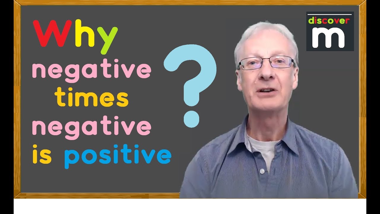 Why is a negative number times a negative number positive❓❓