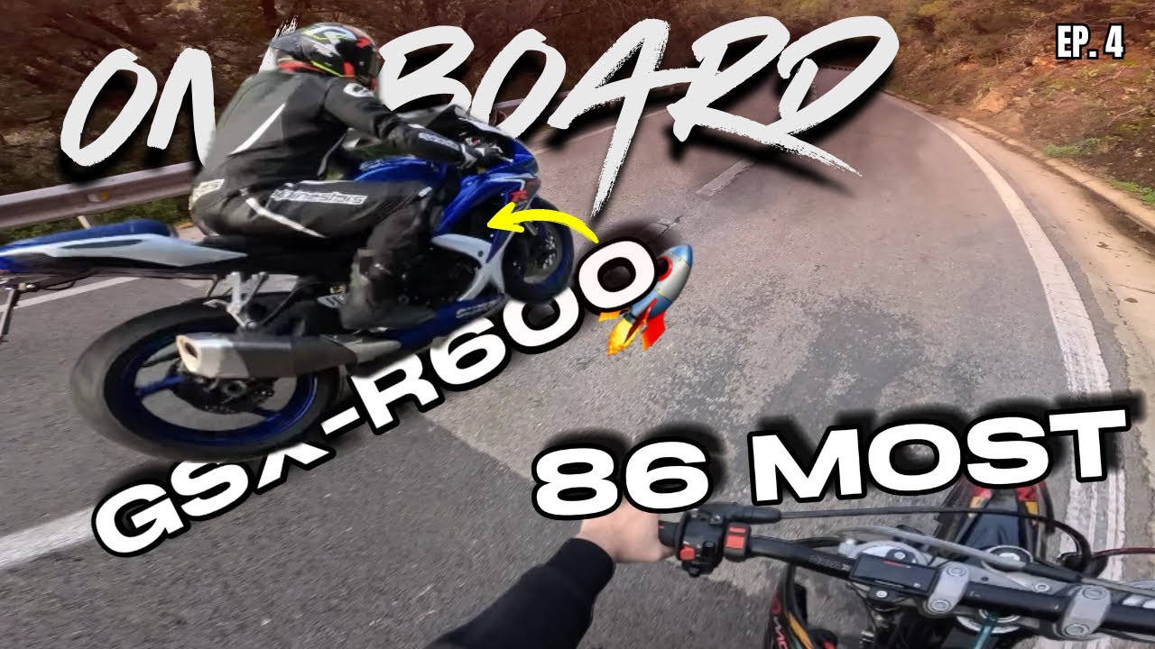 ON BOARD EN 86 MOST!! VS GSX-R600🔥😈FULL SEND🚀 EP. 4