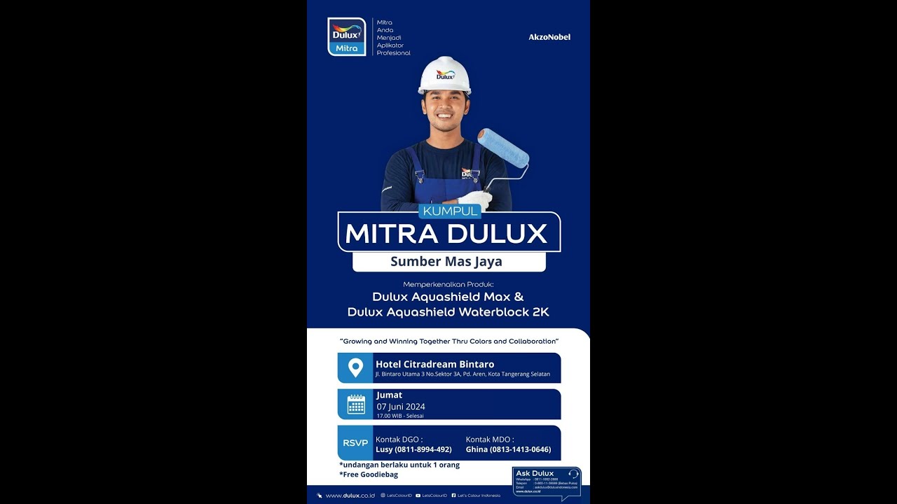 Mitra Dulux bersama Dulux Experience Store Bintaro