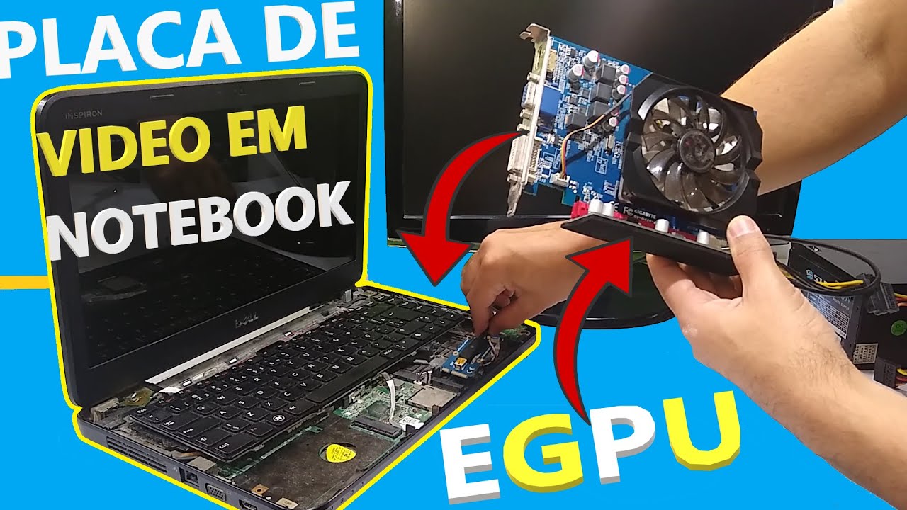 PLACA DE VIDEO EM NOTEBOOK - comprei EGPU Nova  - NÃO QUEIMEI AS PLACAS DE VIDEO ao ligar no USB 3.0