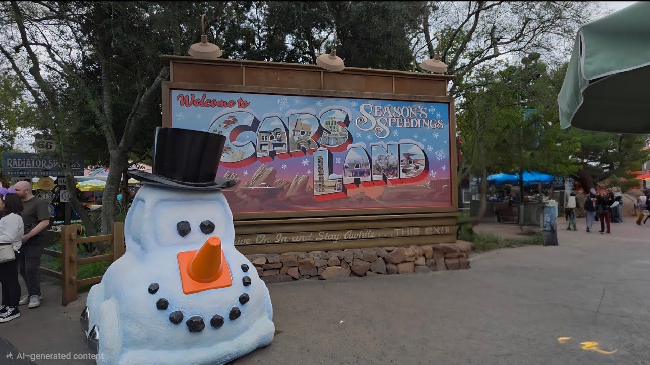 Рождество в Радиатор-Спрингс - Disney's California Adventure