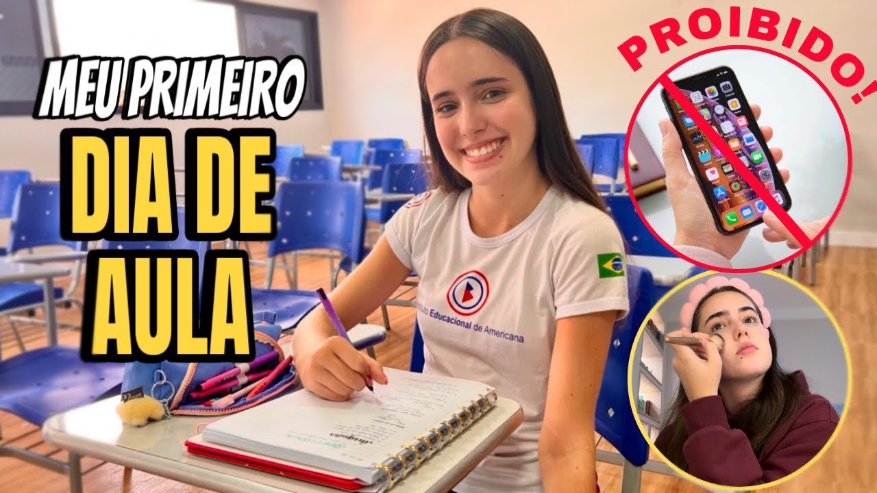 MEU PRIMEIRO DIA DE AULA | ROTINA VOLTA ÀS AULAS 2025!