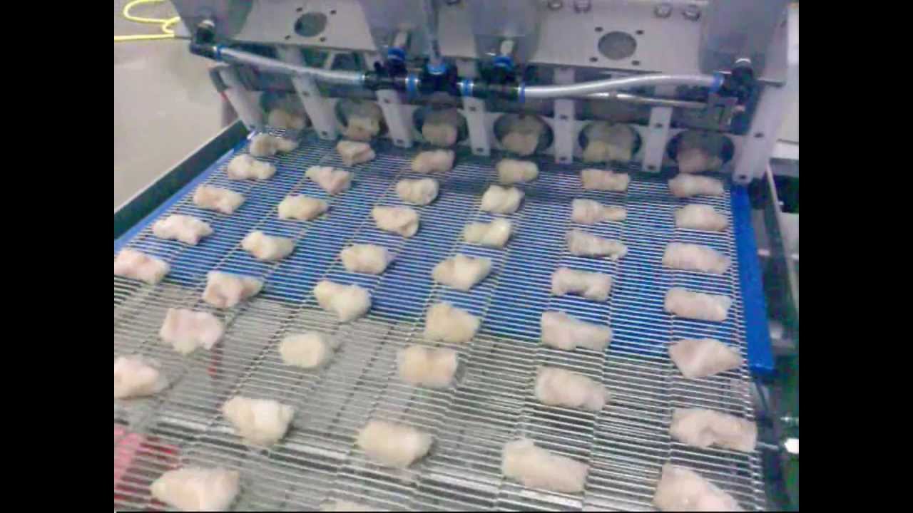 Fish nuggets production