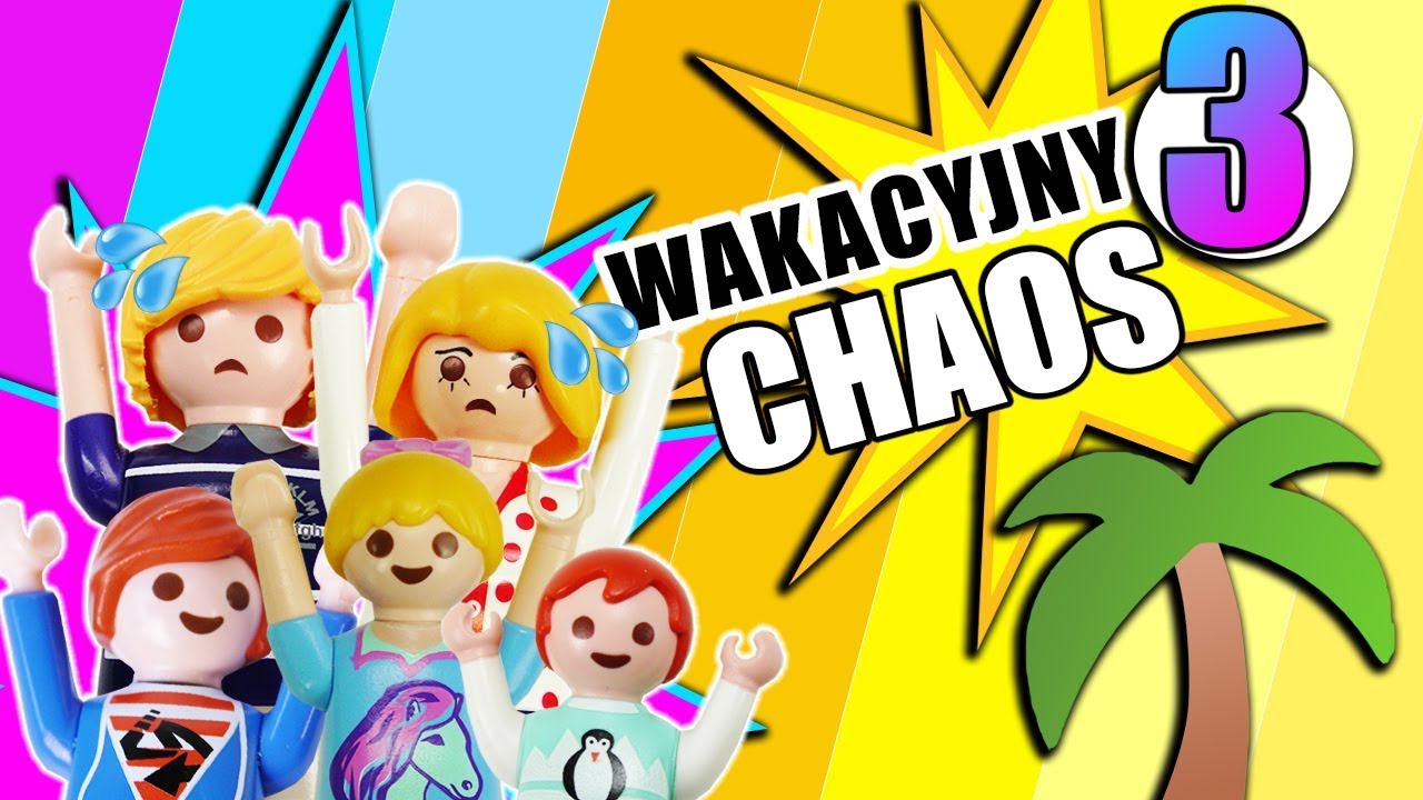 Playmobil Film polski WAKACYJNY CHAOS 3 - film! Całkowicie odjechany urlop rodziny Wróblewskich