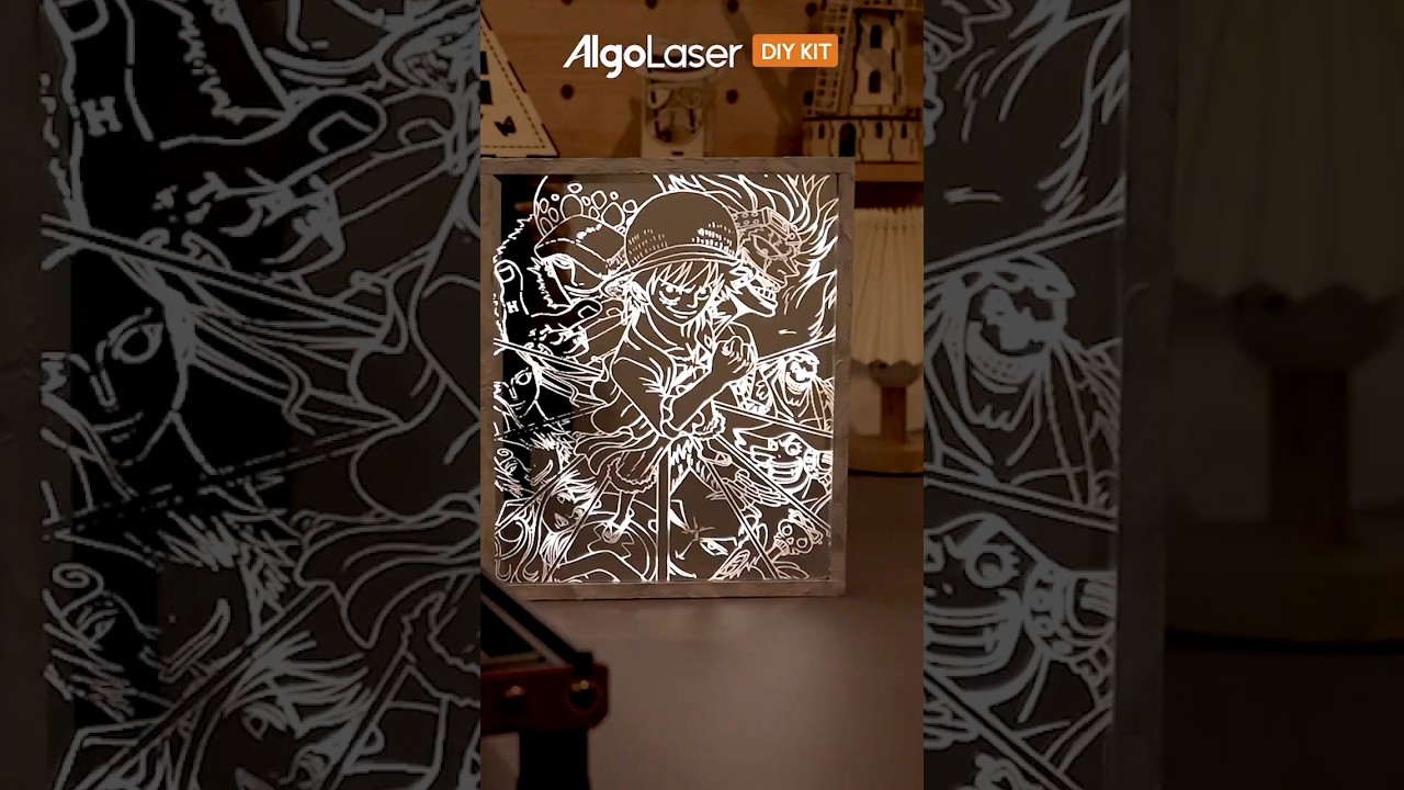 Laser engraving on a mirror with 5W DIY KIT #laserengraving
