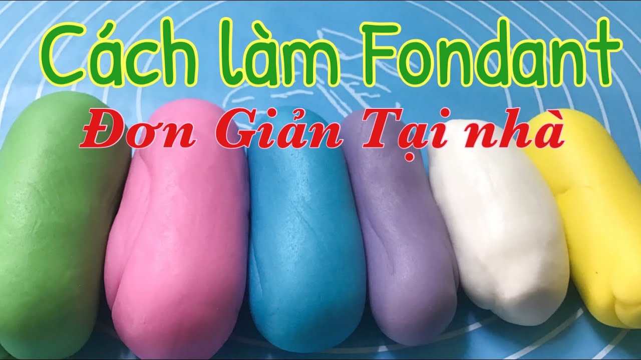 Cách Làm Fondant Tại Nhà | Yang Jin Làm Bánh