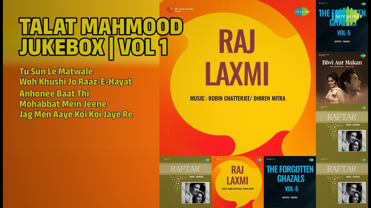 तlat Mahmood Hits! | Talat Mahmood Songs | Tu Sun Le Matwale | Woh Khushi Jo RaazEHayat