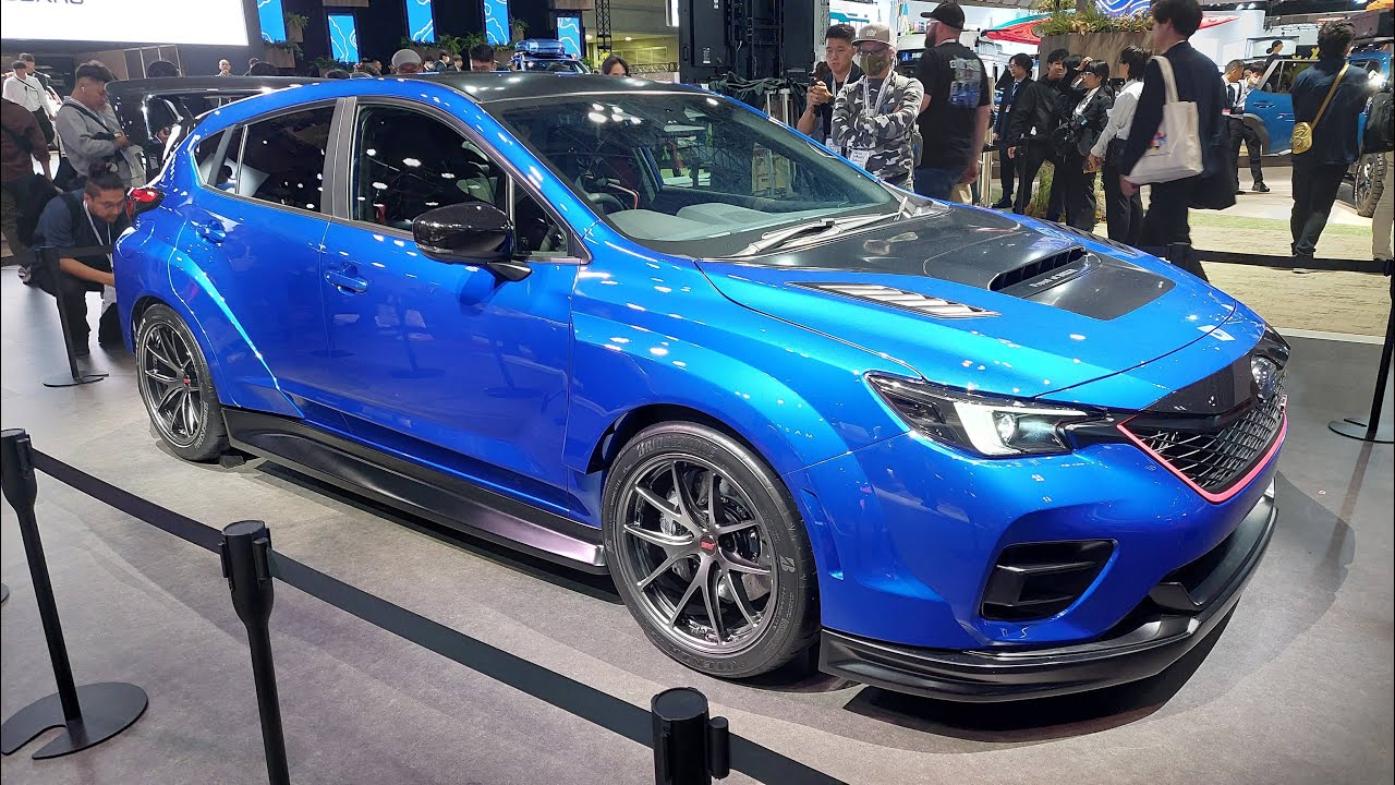 インプレッサWRX STI がハッチで復活！？ 超イカした B-STI Concept が気になりすぎるスバルブース [JMS2025]