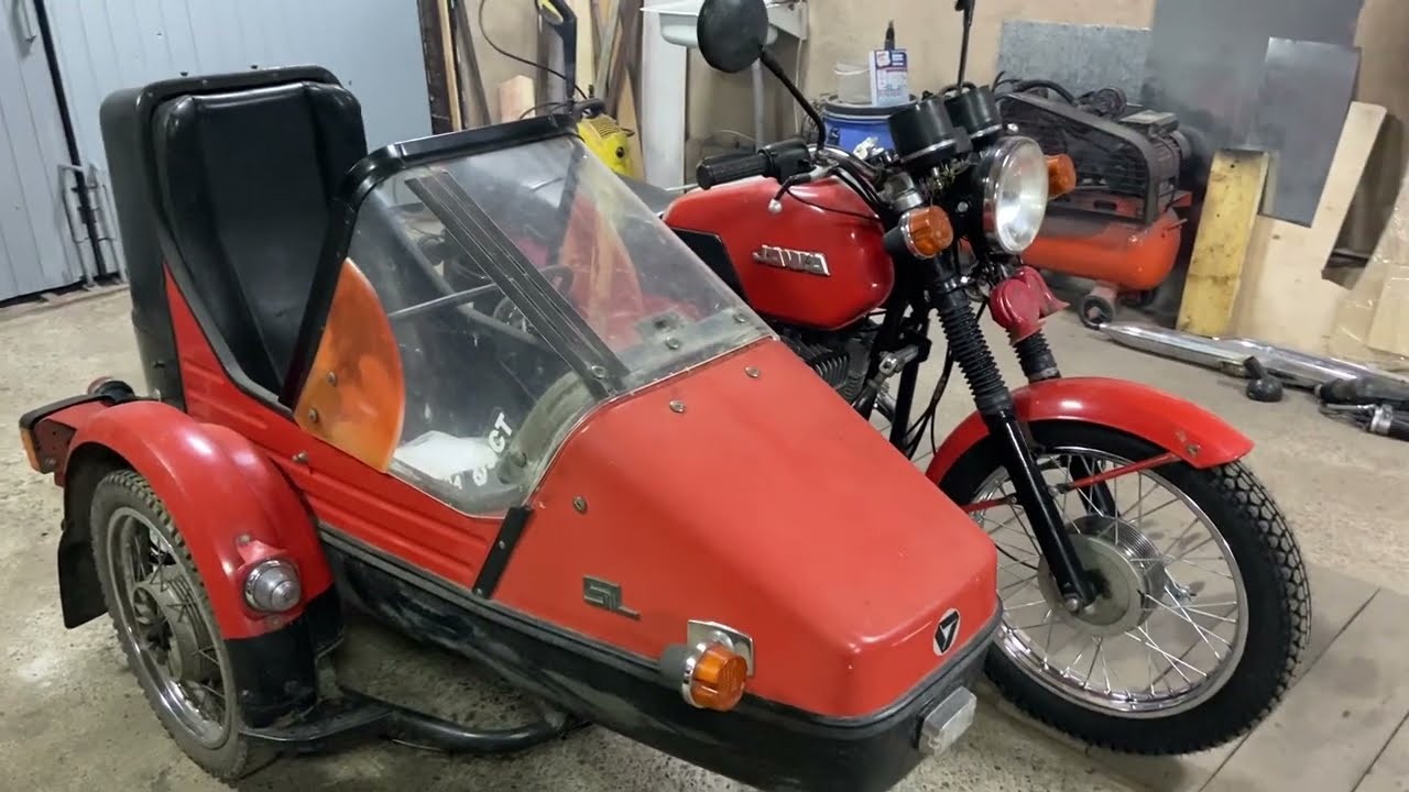 JAWA 638-001 с коляской Velorex 700 | Москва