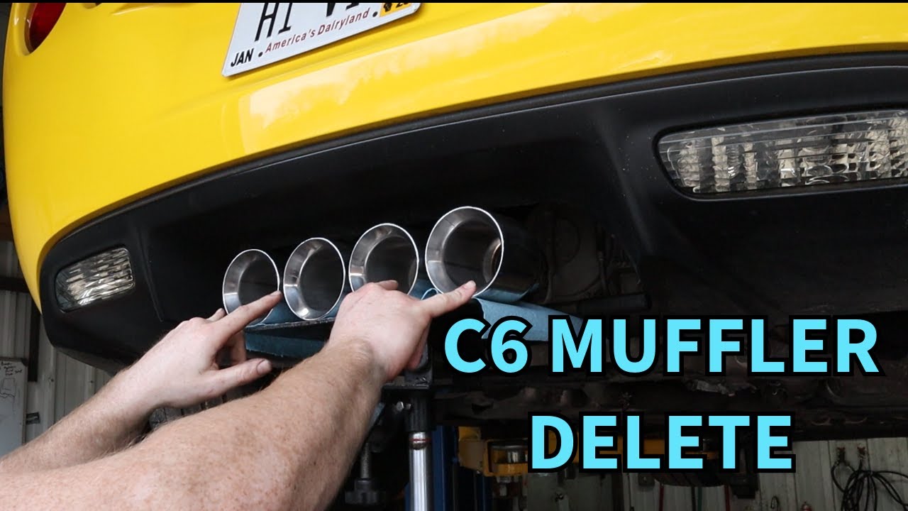 C6 Corvette Muffler Delete!