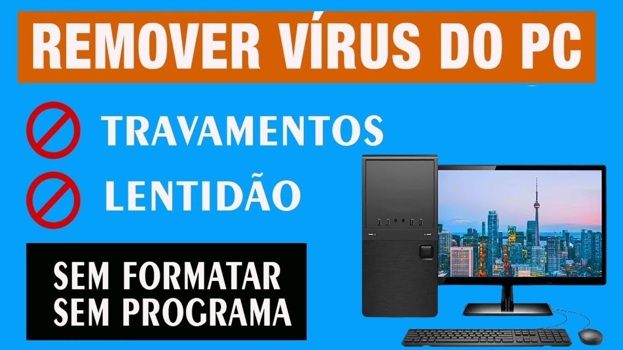 Como tirar V&iacute;rus do PC Sem ANTIV&Iacute;RUS e sem FORMATAR [ R&aacute;pido e F&aacute;cil ]