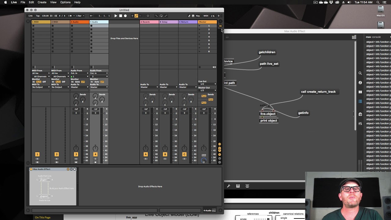 Traversing the Ableton Live Object Model