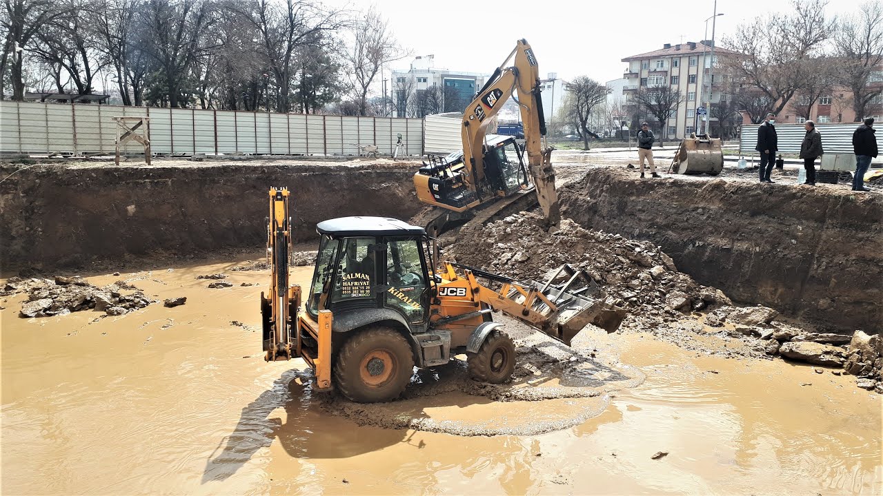 Su Çıkan Hafriyat Nasıl Yapılır   8 -- How to Make Excavation with Water 8