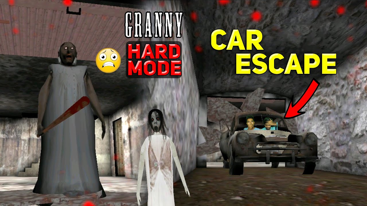உனக்குள்ள இவ்ளோ வேகமா.! GRANNY HARD MODE + CAR ESCAPE FULL FUN TAMIL GAMEPLAY