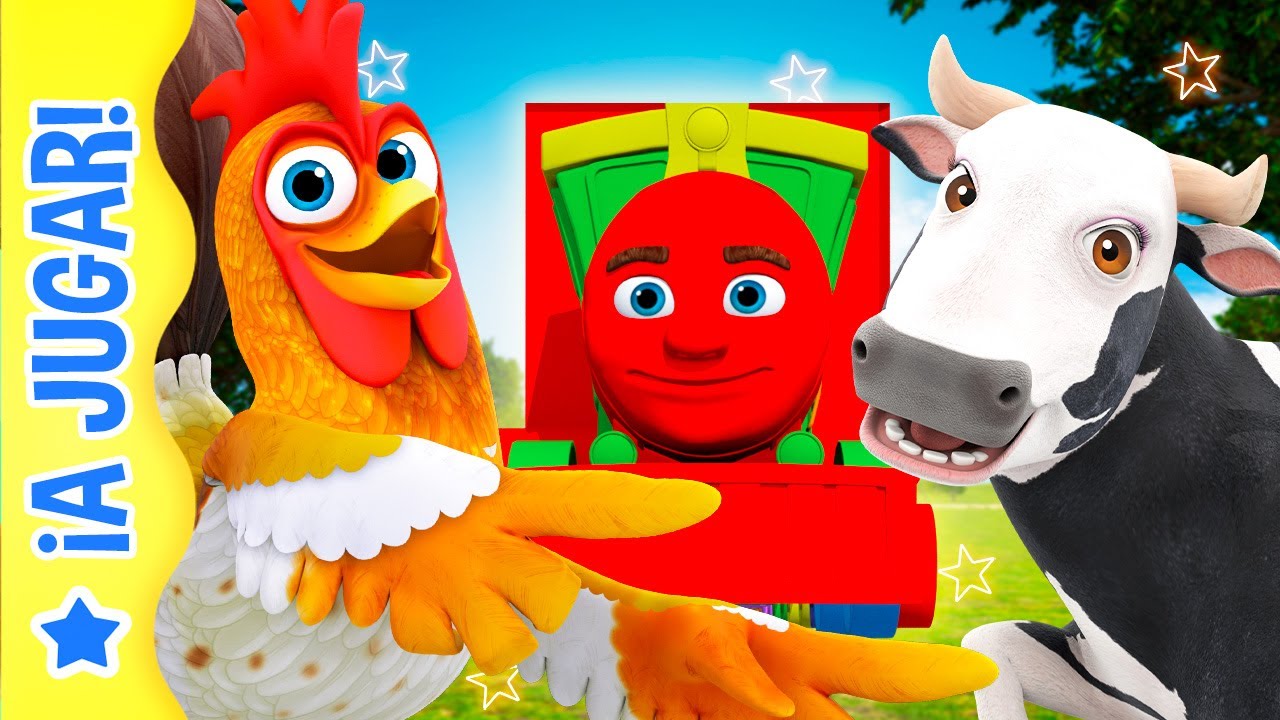 Toc Toc - Tren de Colores y Más Juegos con Bartolito y La Vaca Lola | A Jugar
