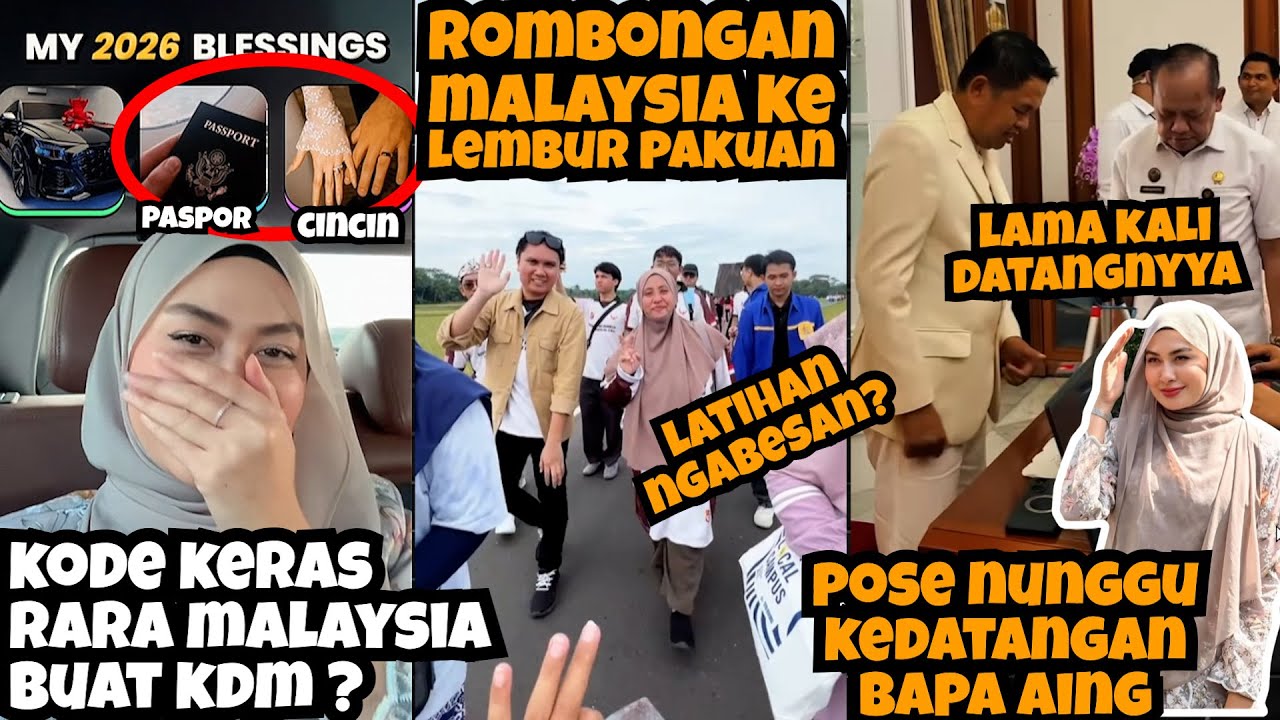 Ada Paspor & CIncin‼️Rara Malaysia Kasih KODE ke KDM⁉️ROMBONGAN MALAYSIA MAIN KE LEMBUR PAKUAN‼️