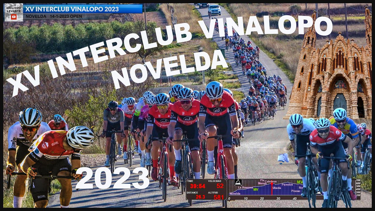 XV Interclub Vinalopo Novelda 14-1-2023 Ciclismo4K Open