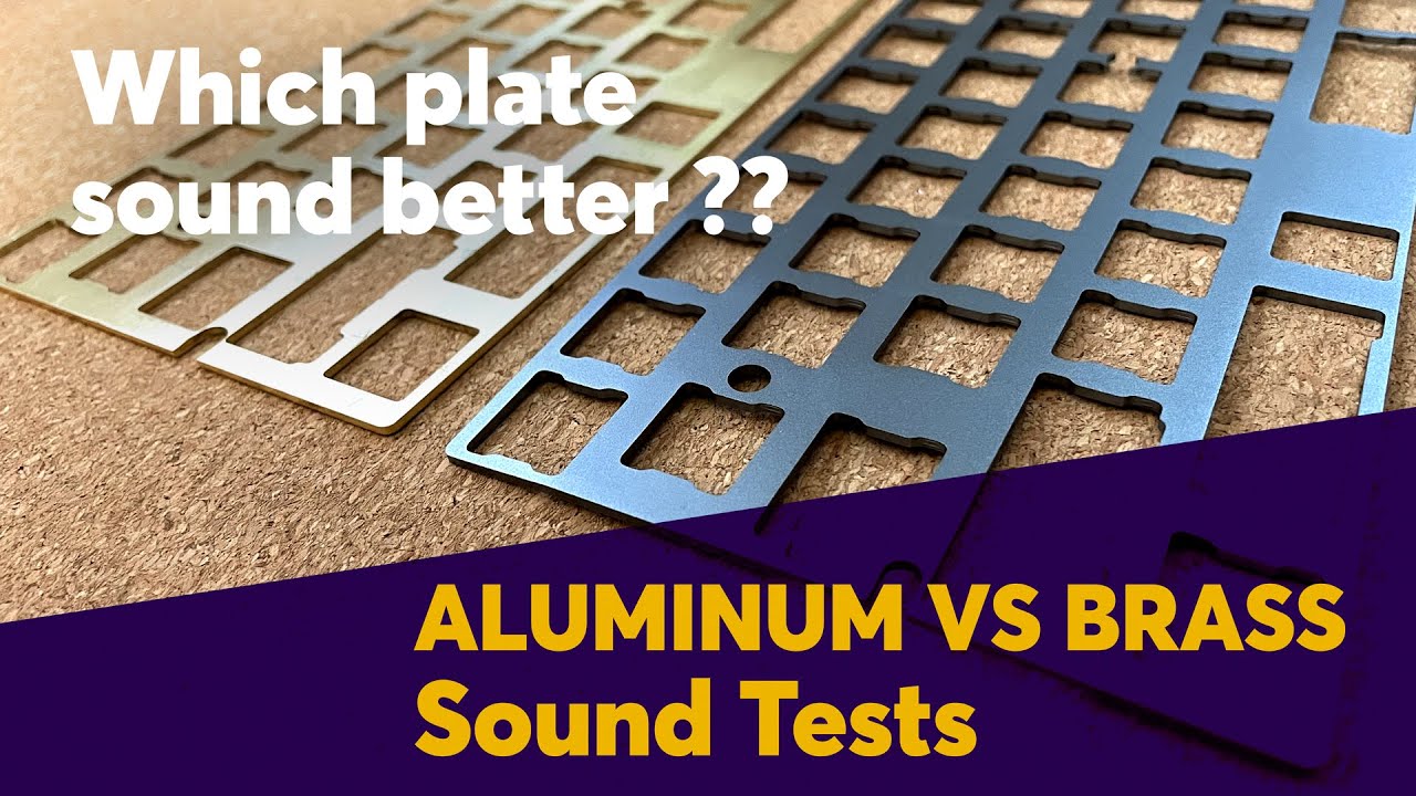 ALUMINUM PLATE vs BRASS PLATE Sound Test! | Which plate sound better?
