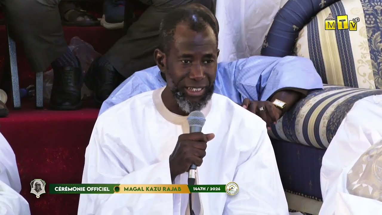 Cérémonie de clôture du Magal Kaju Rajab 1447H - Discours de Serigne Ahmadou Rafahi Mbacke 