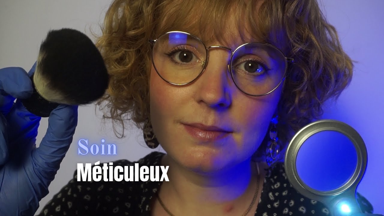 ASMR | RP M&eacute;dical &ndash; Soigne ta peau chez la dermato (layered sounds, visuel, brushing&hellip;)