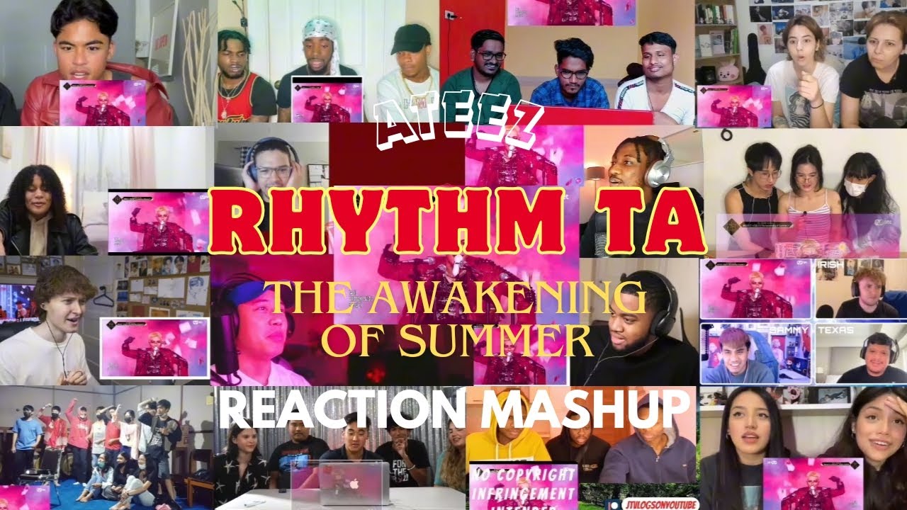ATEEZ(에이티즈) - 'Rhythm Ta' The Awakening of Summer Performance REACTION MASHUP