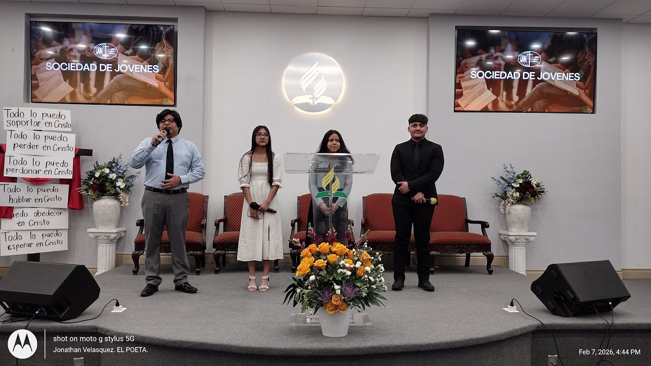 02-07-2026 sociedad de jovenes. IASD HOUSTON SPANISH WESTCHASE.