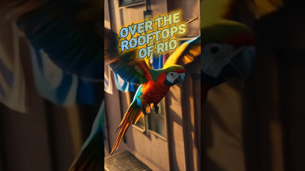Over the Rooftops of Rio 🦜 Samba House & Tropical Parrot Vibes | Feel the Brazilian Groove