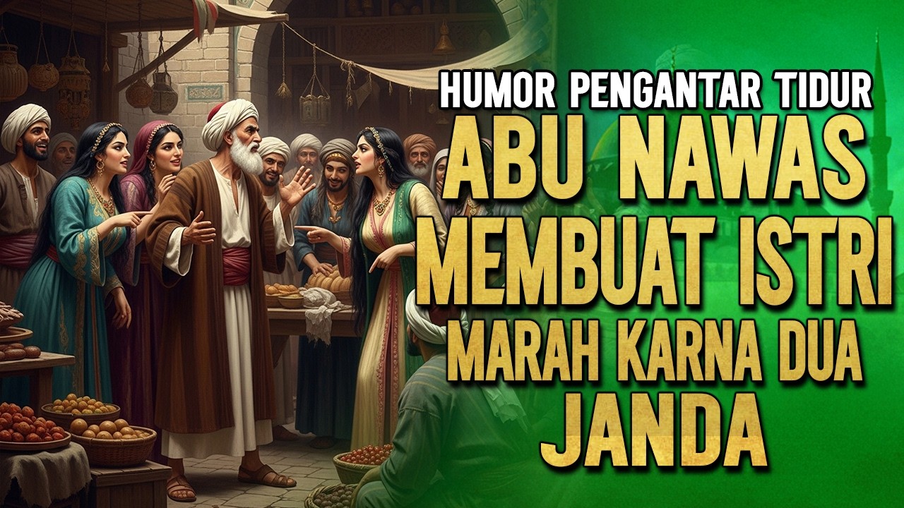 ABU NAWAS DI CURIGAI ISTRI KARNA DUA JANDA || KISAH ABU NAWAS PENGATAR TIDUR