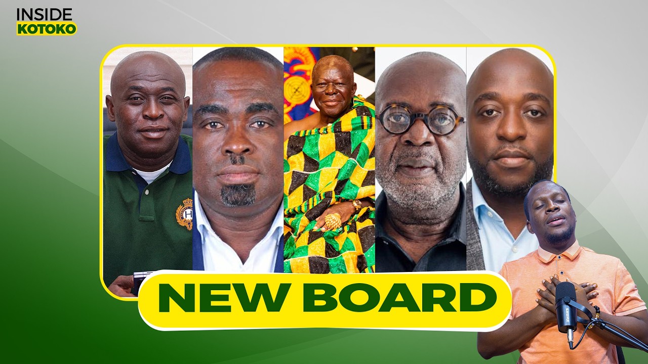 JUST IN-OTUMFUO NAME NEW BOARD OF DIRECTORS...3 MEMBERS SET TO START WORK ON.  NEW PLAN FOR IMC..ETC