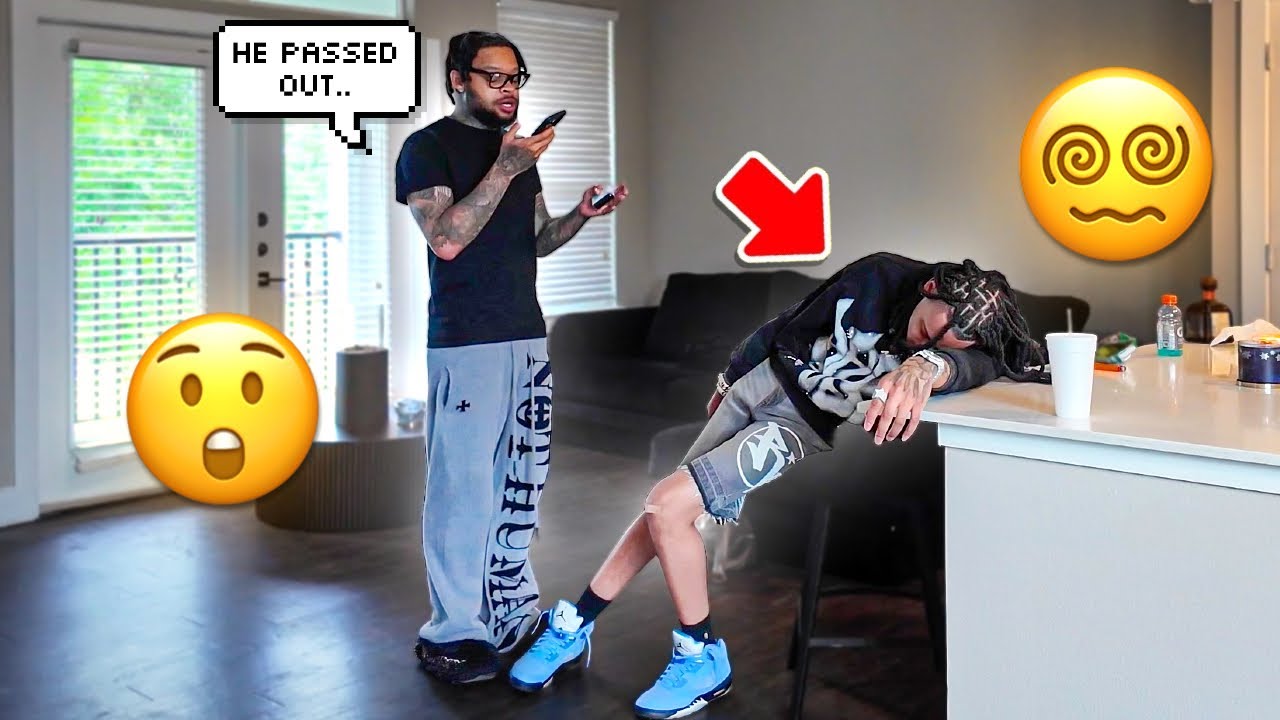 I TOOK EDIBLES AND PASSED OUT INFRONT OF AMAR TO GET HIS REACTION **Must Watch**