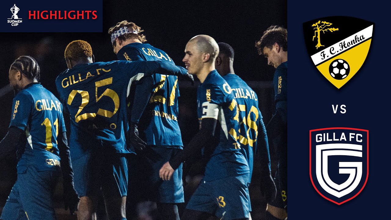 FC Honka/Leopardit - Gilla FC | Highlights | Suomen Cup