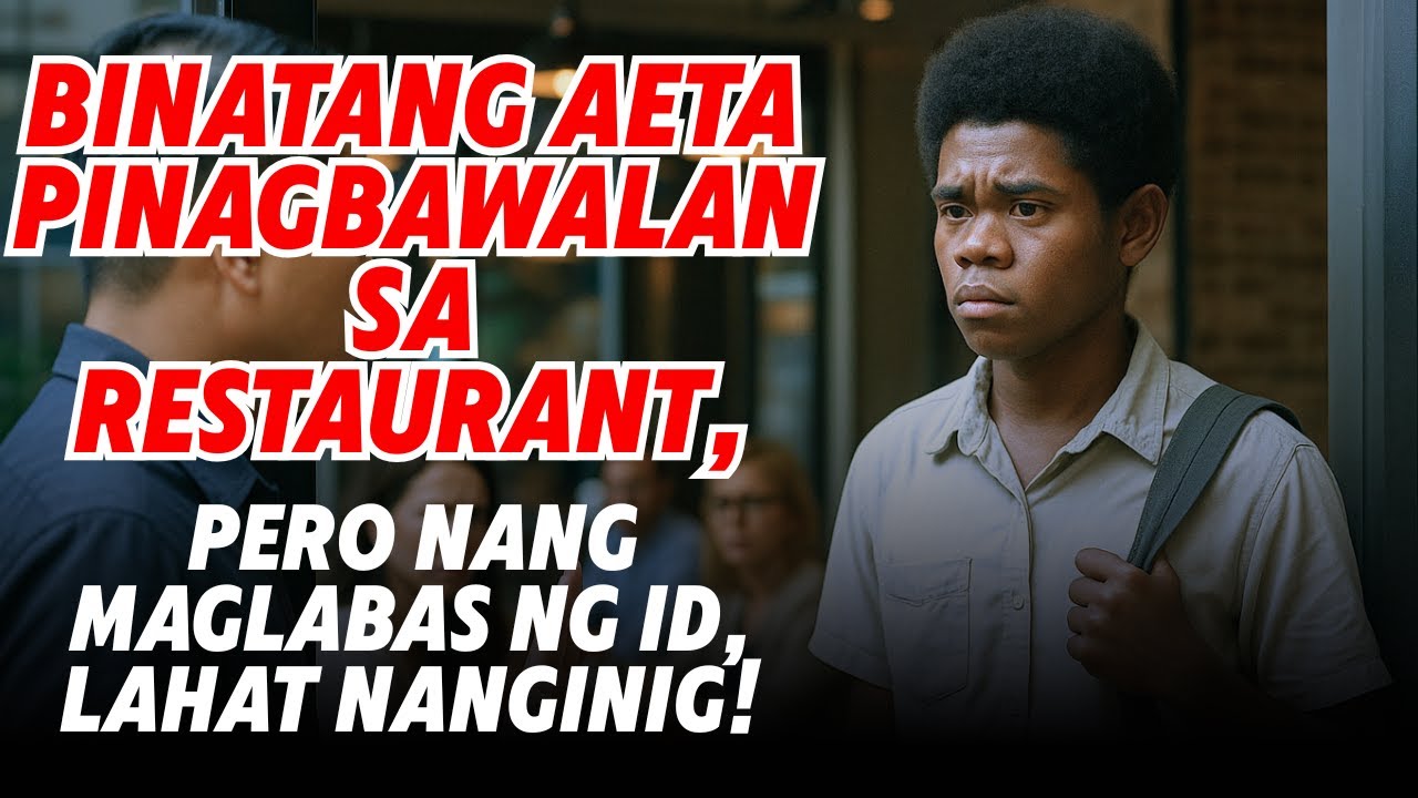 BINATANG AETA PINAGBAWALAN SA RESTAURANT, PERO NANG MAGLABAS NG ID, LAHAT NANGINIG!