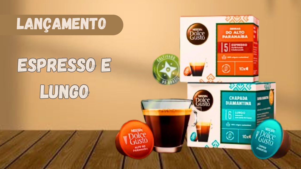 Provando os CAFÉS Espresso e Lungo da Dolce Gusto