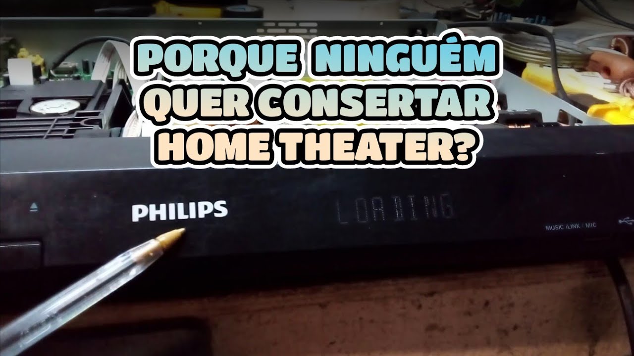 Porque quase ninguém conserta Home theater? Várias dicas do HTS5553/78