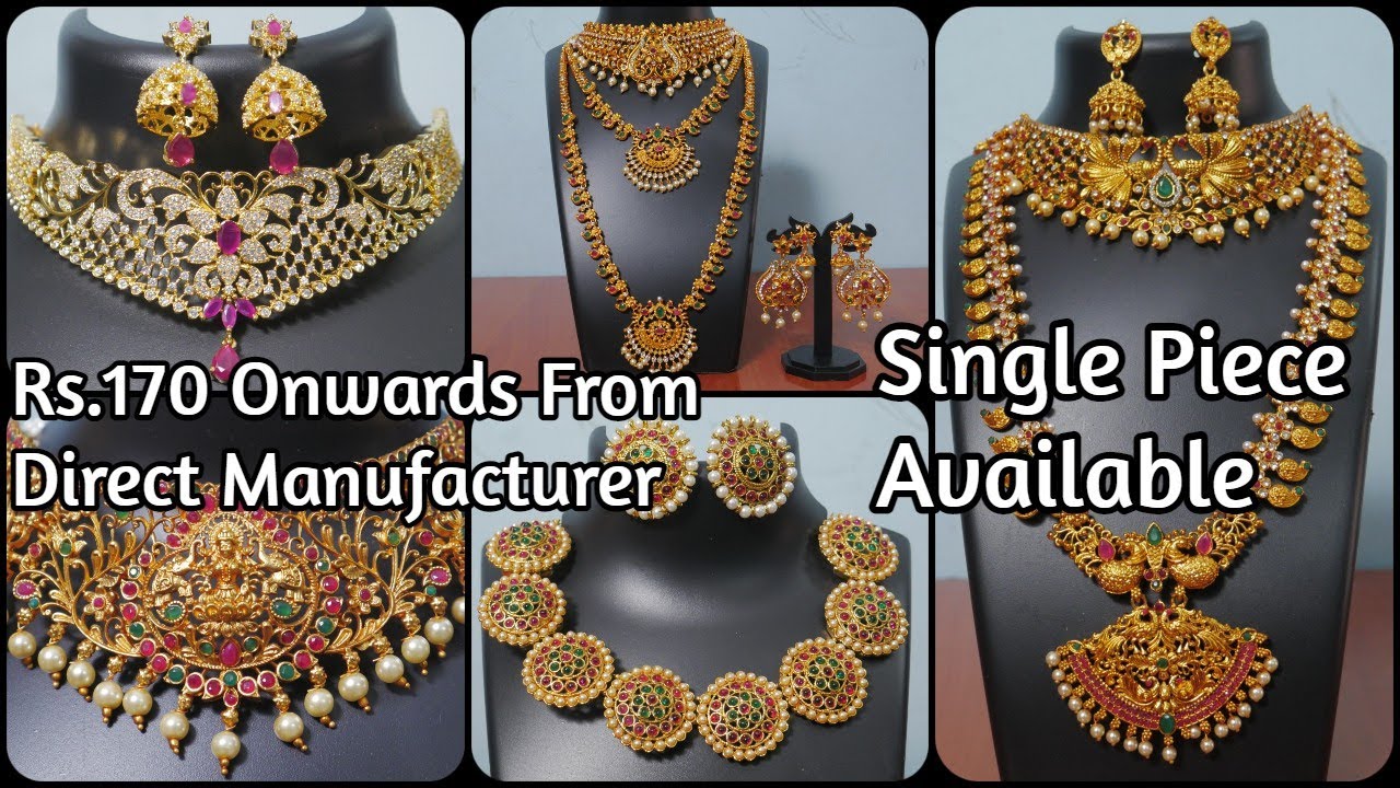 Rs.170 Onwards All Varieties Of Fashion Jewelleries  @ Wholesale Price/ Resellers are Welcome
